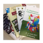 Broschüren mit Klebebindung