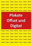 Plakate Offset und Digital